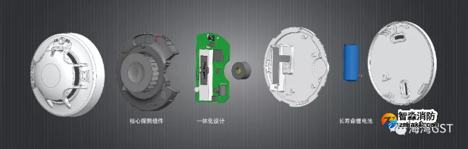 海灣NB-loT感煙探測(cè)器結(jié)構(gòu)圖 海灣NB-loT感煙探測(cè)器結(jié)構(gòu)圖