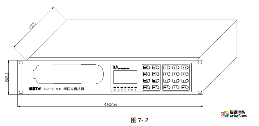 海灣TSZ-GSTN60消防電話總機(jī)接線安裝技術(shù) 海灣TSZ-GSTN60消防電話總機(jī)接線安裝技術(shù)
