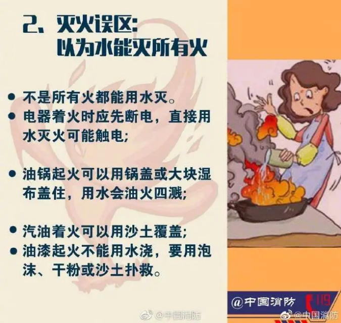 消防科普關(guān)于消防常識的八大誤區(qū)
